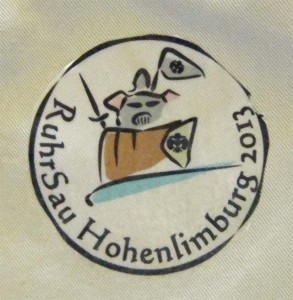 Juffilager Hohenlimburg 2013 - Ritter Aufnaeher auf der Kluft